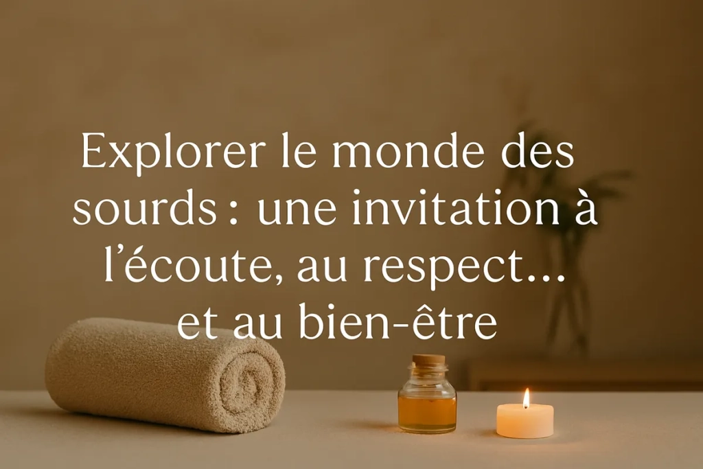 Explorer le monde des sourds : une invitation à l’écoute, au respect… et au bien-être